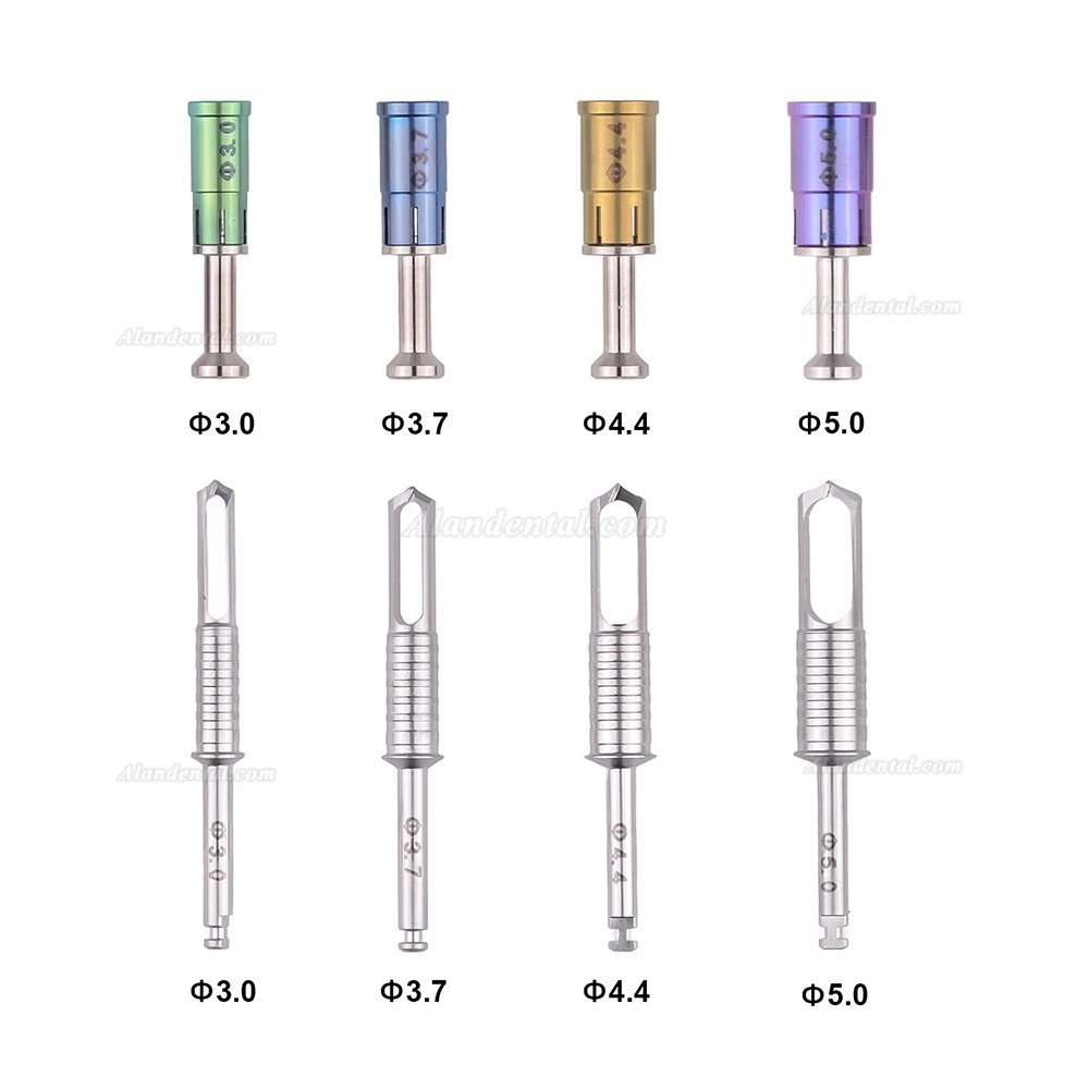 Dental Bone Bur Collector Kit Drill Set + Trephine Cutting Drill Set